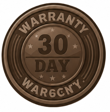 30 Day Warranty